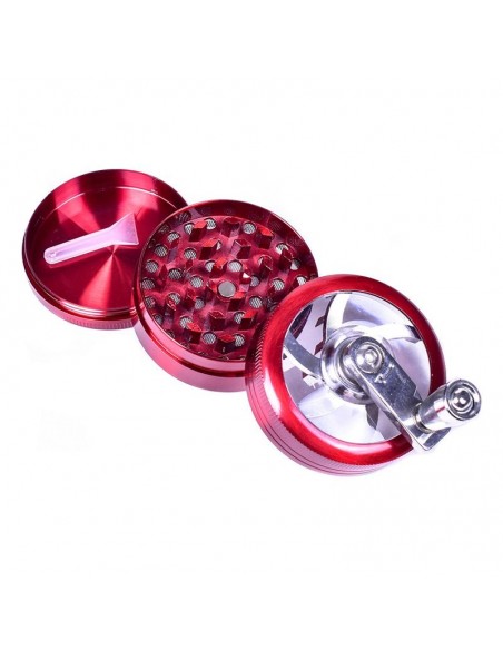 The Cutter Hand Cranked Three Piece Grinder 50mm 1