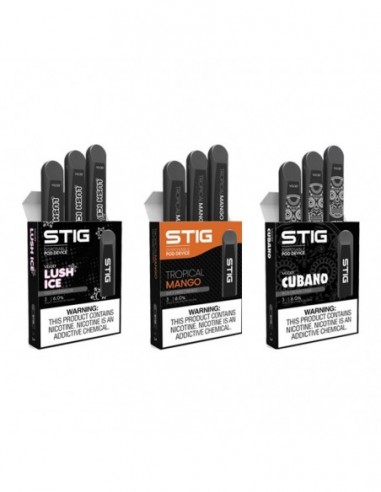 VGOD Stig Disposable Vape Pen 3pcs Tropical Mango 3pcs:0 US