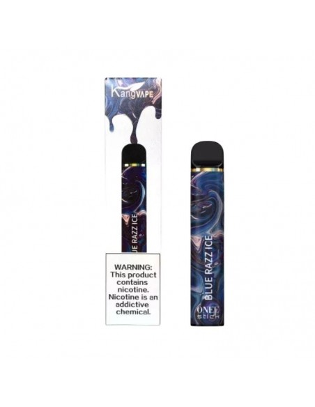 Kangvape Onee Stick Disposable Vape Pen 1900 Puffs Blue Razz Ice 1pcs:0 US