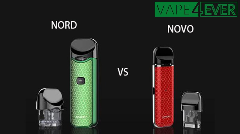 THE DIFFERENCE BETWEEN THE SMOK NOVO VS. SMOK NORD