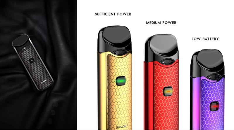 SMOK NORD Intelligent Battery Life Indicator