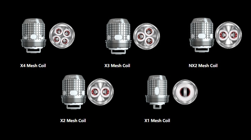 FREEMAX Twister with specific X type mesh series coil