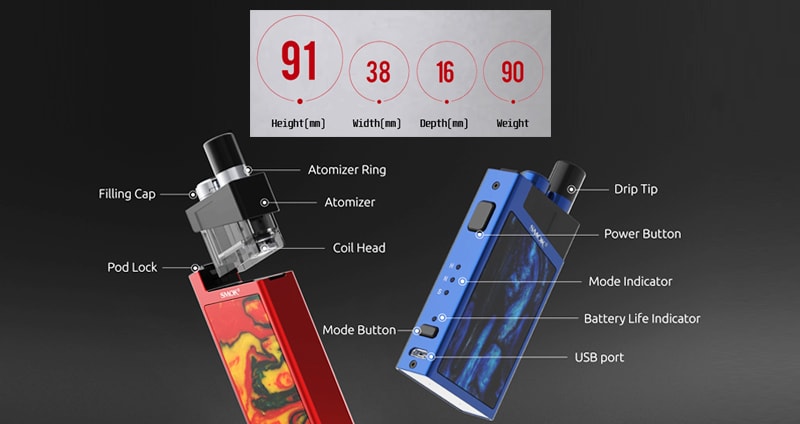 SMOK Trinity Alpha Specifications