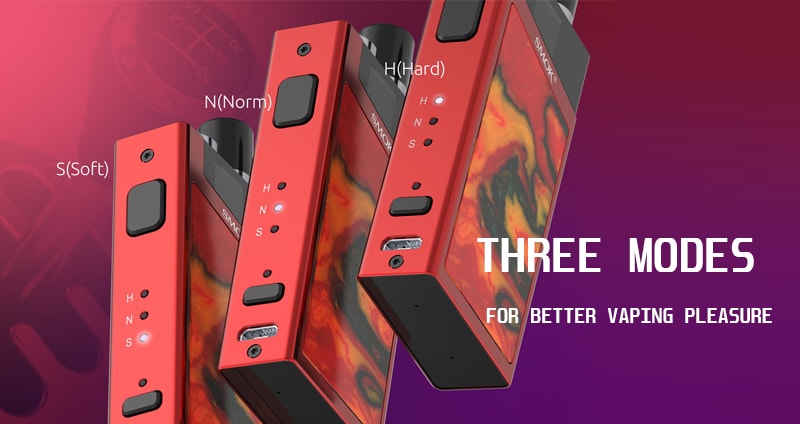 SMOK Trinity Alpha Three Modes For Better Vaping Pleasure