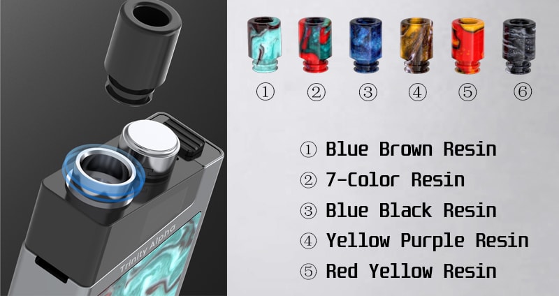 SMOK Trinity Alpha Removable Drip Tip for Different Type Option