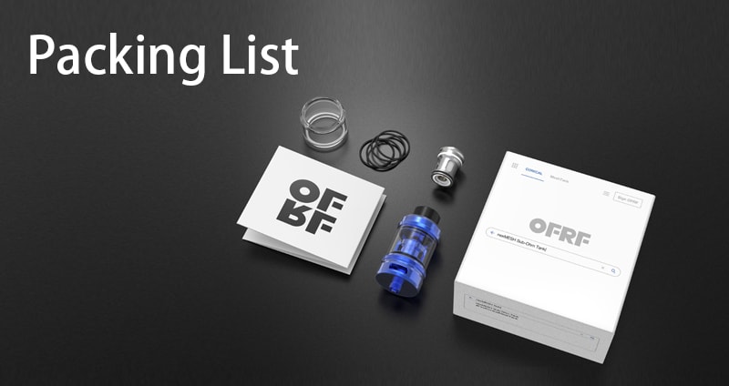 OFRF nexMesh sub-ohm tank Package Includes