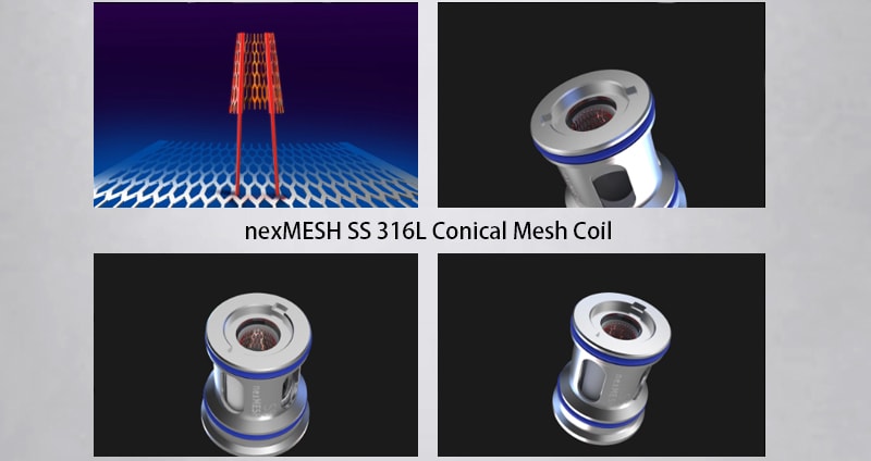 nexMESH A1 Conical Mesh Coil