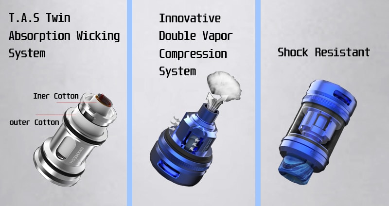 Creative design of the sub ohm tank for the beginner of vaper