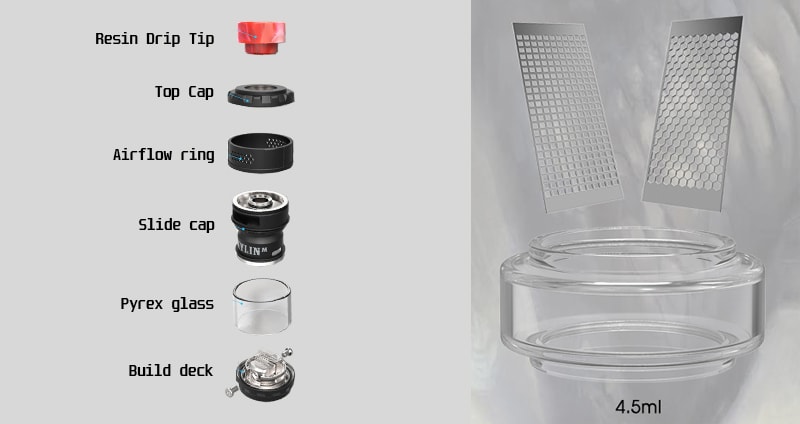 Vandyvape Kylin Mesh RTA Package Includes