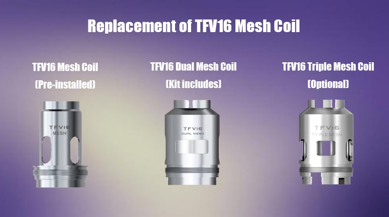 Replacement Of TFV16 Mesh Coil