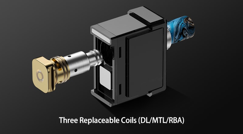 Three replaceable coils
