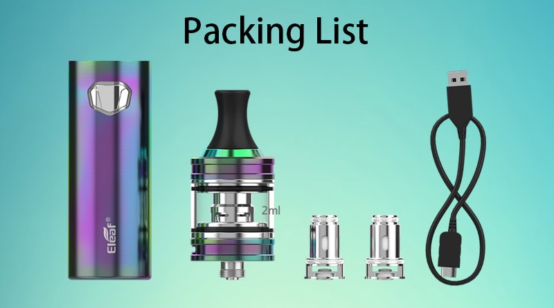 Eleaf iJust Mini Kit Package Includes