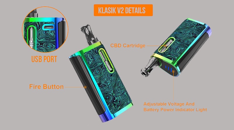 Kangvape Klasik V2 Kit Specifications