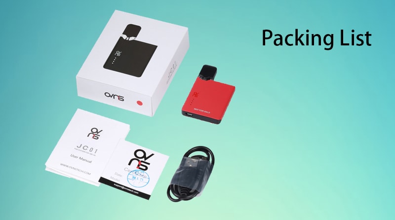 OVNS JC01 Pod Kit Package Includes