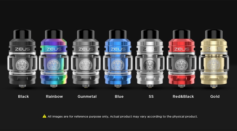 Geekvape Zeus Sub Ohm Tank Specifications