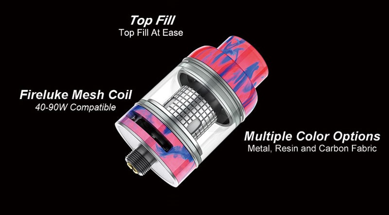 FreeMax Fireluke Mesh Sub Ohm tank Features