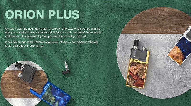 Lost Vape Orion Plus DNA Pod Kit Instructions