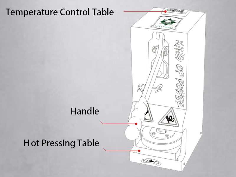 more on LTQ Vapor Rosin Press Machine KP-2 1