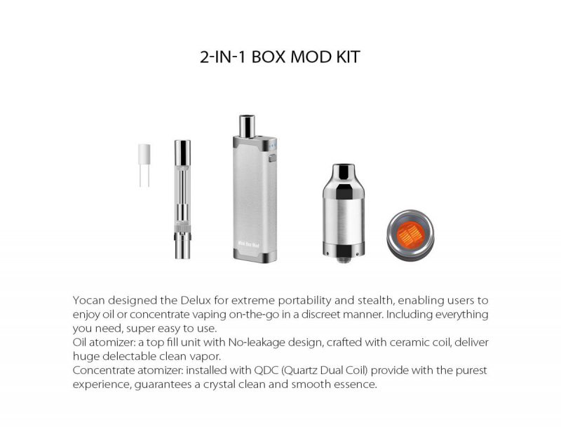 more on Yocan Delux 2 in 1 Vaporizer 2