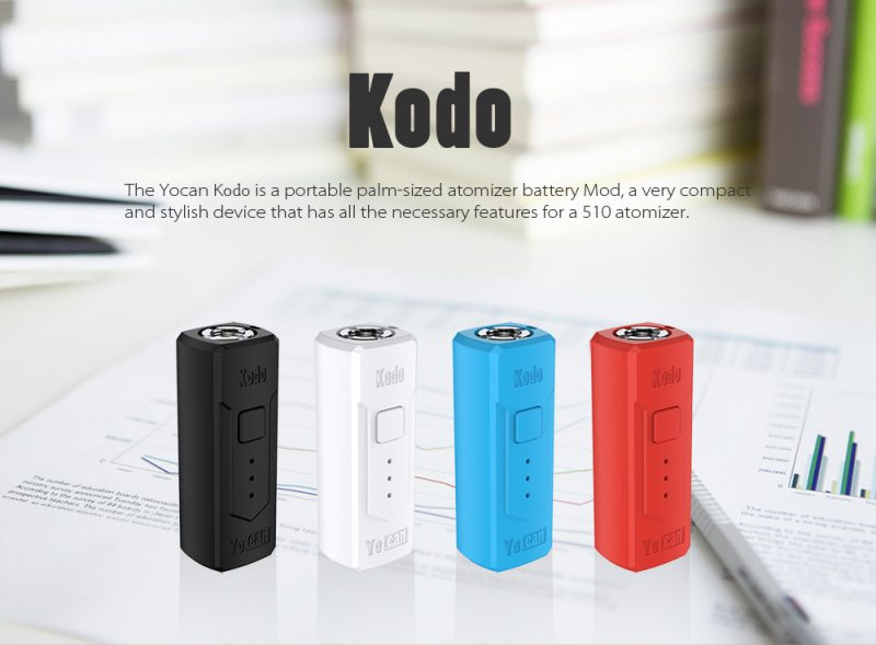 more on Yocan Kodo 510 Battery 400mAh Box Mod 1