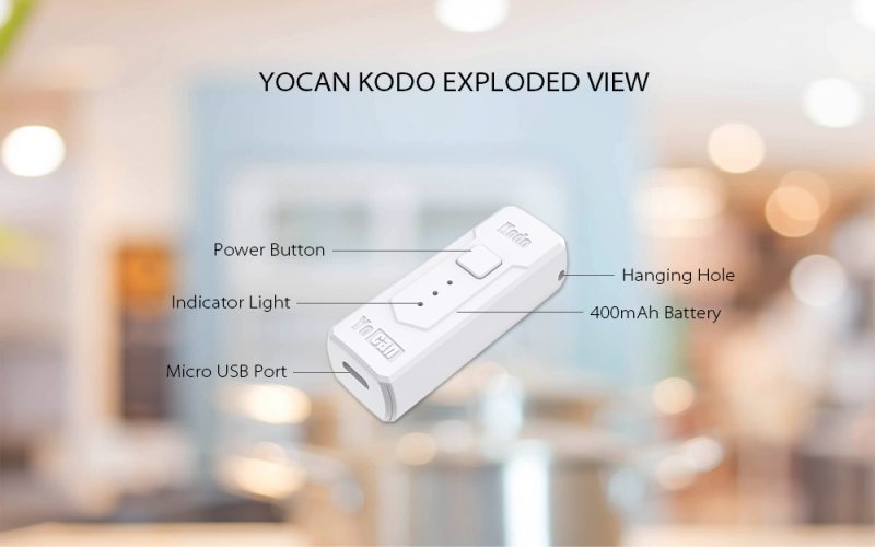 more on Yocan Kodo 510 Battery 400mAh Box Mod 3