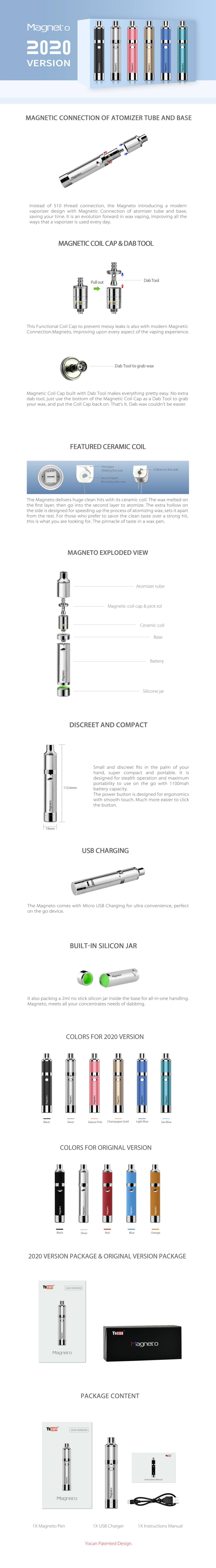 more on Yocan Magneto Vaporizer For Wax 1