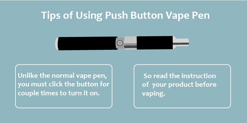 Push Button vape instructions