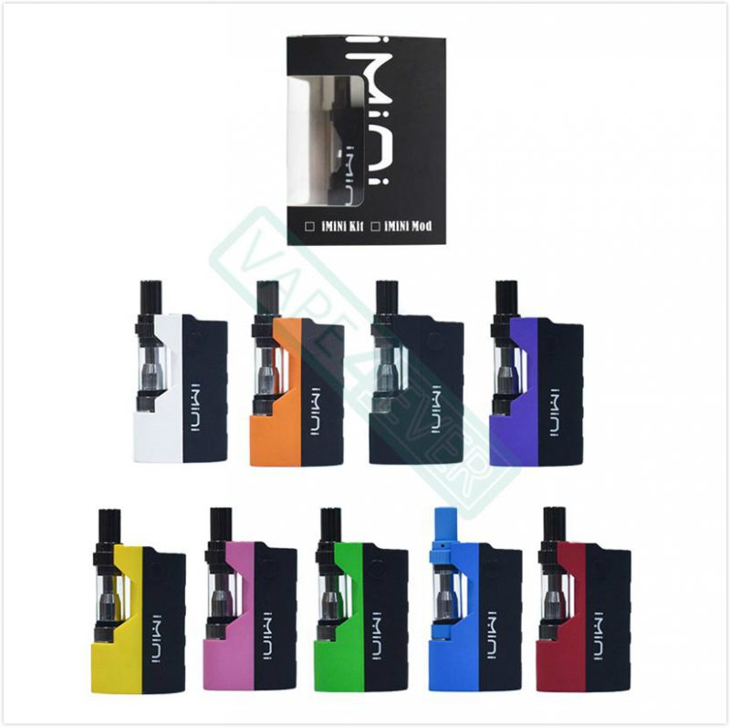 Imini V1 Starter Kit 500mAh VV Battery Vaporizer Kit 0.5ml Capacity 510 Thread Instruction