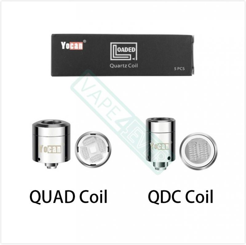 Yocan Loaded Replacement Coil QUAD Coil/QDC Coil 5pcs/pack Instruction