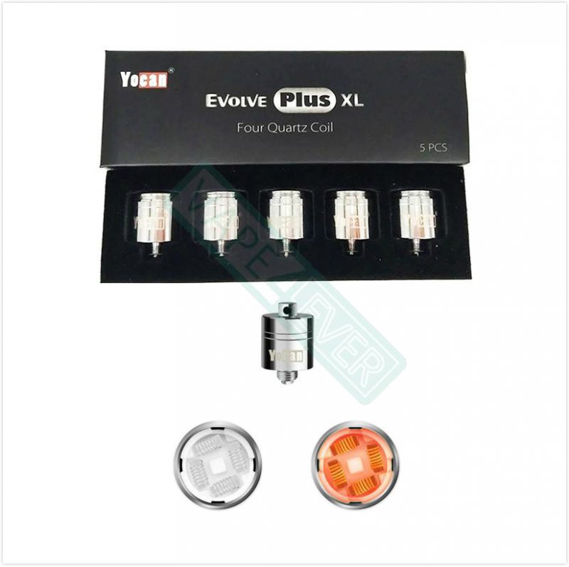 Yocan Evolve Plus XL Replacement Coil QUAD Coil 5pcs/pack Fit For Evolve Plus XL Instruction