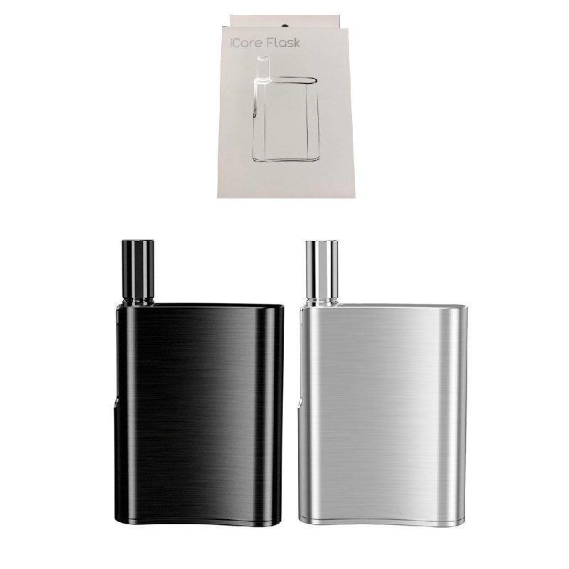 Eleaf iCare Flask Vape Kit: CBD Oil Vaporizer 510 thread 520mAh 0