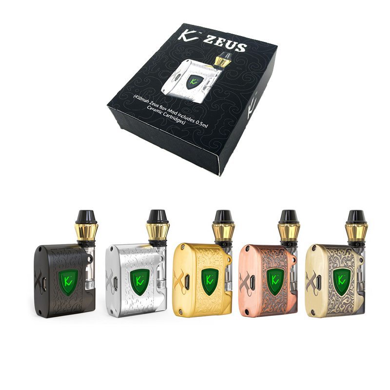 Kangvape Zeus CBD Vape Kit: 510 Thread Box Mod 450mah 0