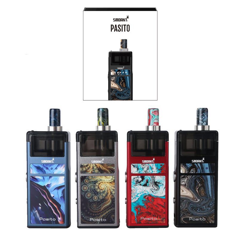 Smoant Pasito Rebuildable Pod System Box Mod Kit 1100mAh 0