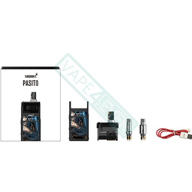 Smoant Pasito Rebuildable Pod System Box Mod Kit 1100mAh 1