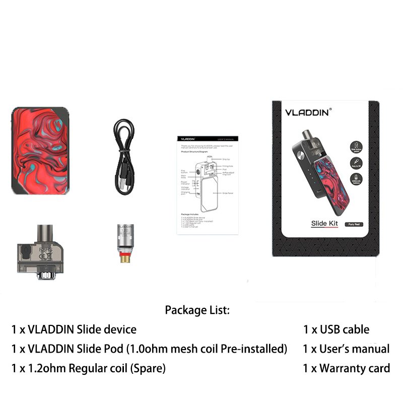 Vladdin Slide Kit 1000mAh Pod System 1