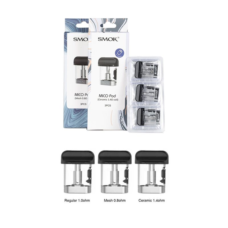 SMOK MICO Replacement Pods 3pcs Cartridge 0