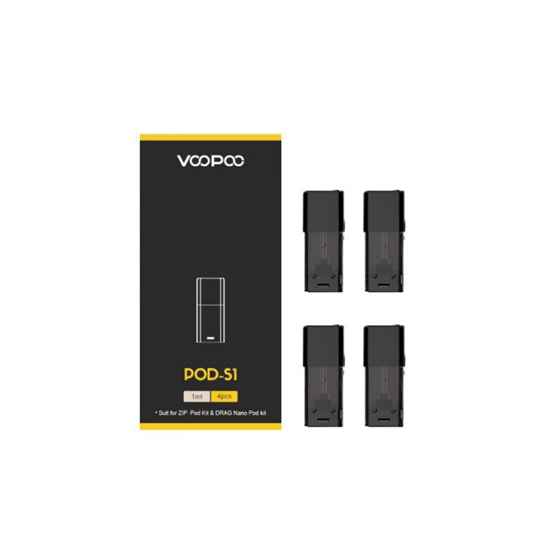 VOOPOO DRAG Nano Replacement Pod 4pcs Cartridge 0