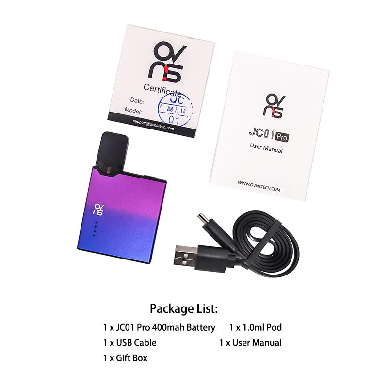 OVNS JC01 Pro Pod Kit For CBD Vape Oil 1