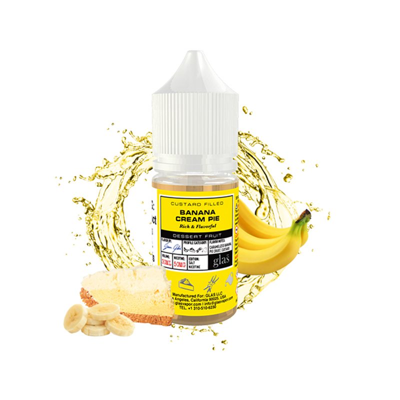 Banana Cream Pie - Glas Basix Salt 0