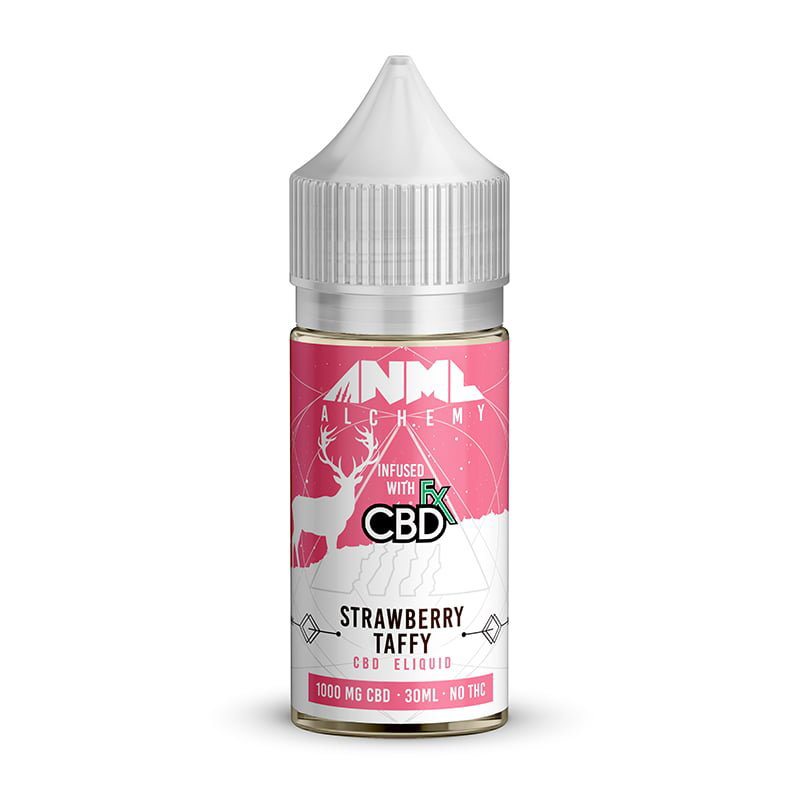 CBDfx Vape Juice Anml Alchemy Strawberry Taffy Vape4Ever