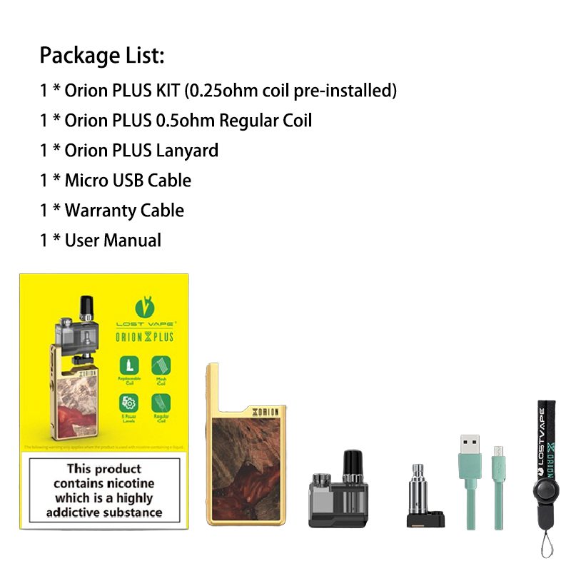 Lost Vape Orion Plus DNA Pod Kit 1