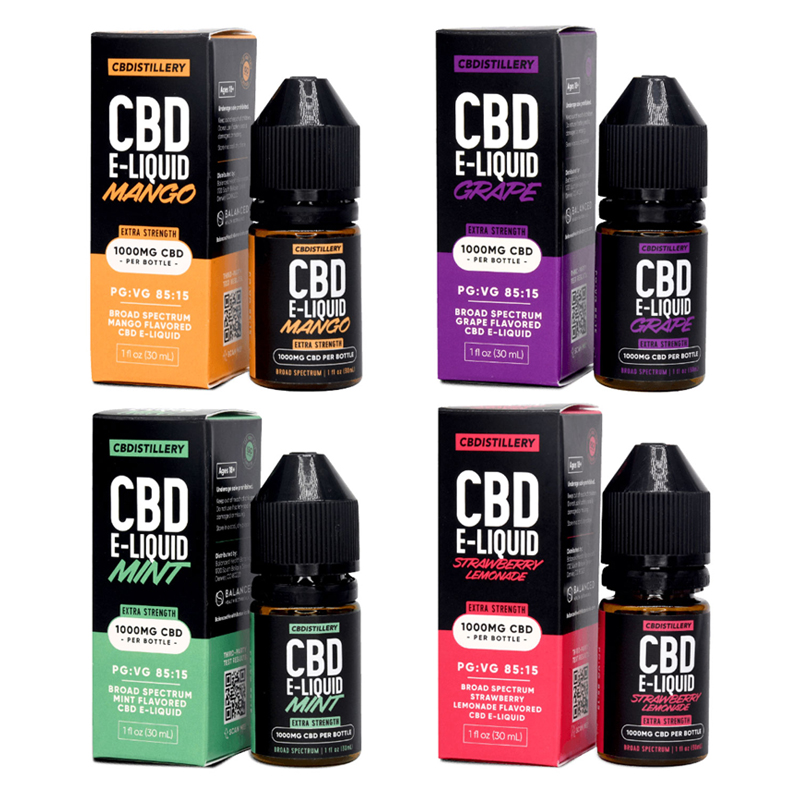 CBDistillery CBD Vape Juice Collections Vape4Ever