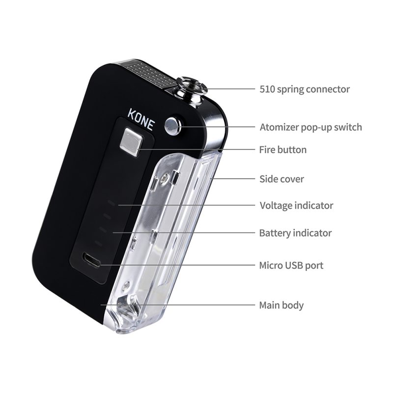 LTQ Vapor KONE 510 Thread Box Mod 900mAh 2