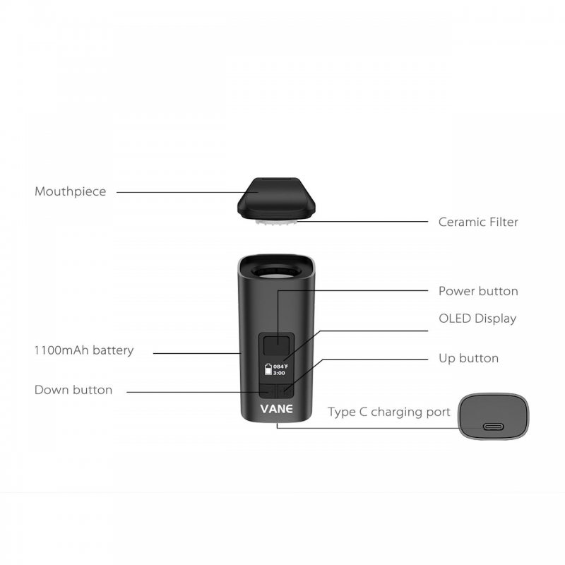 Yocan Vane Vaporizer For Dry Herb 2