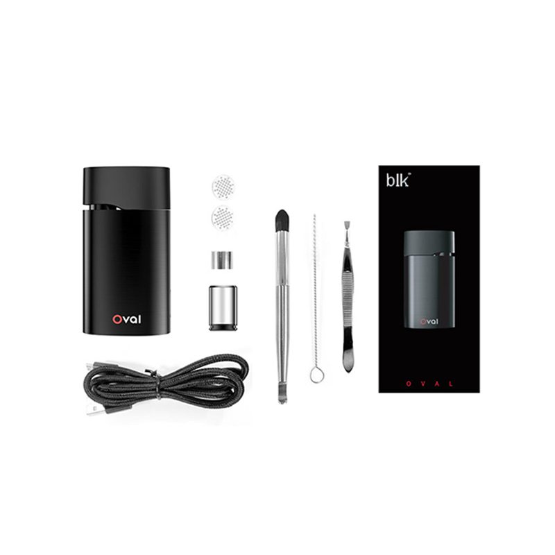 BLK Oval Dry Herb Vaporizer 1