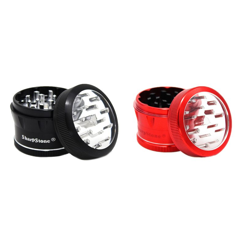 Sharpstone VSG2.2 Glass Top 4-Piece Grinder 0