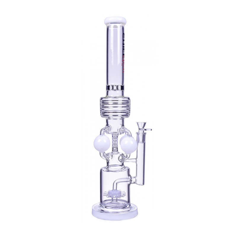 Chill Glass The Eris Quad Ball Chamber Sprinkler Perc Bong 21 Inches 1