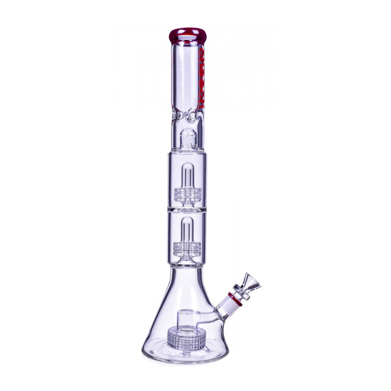 Cheech Triple Matrix Perc Beaker Bong 19 Inches 1