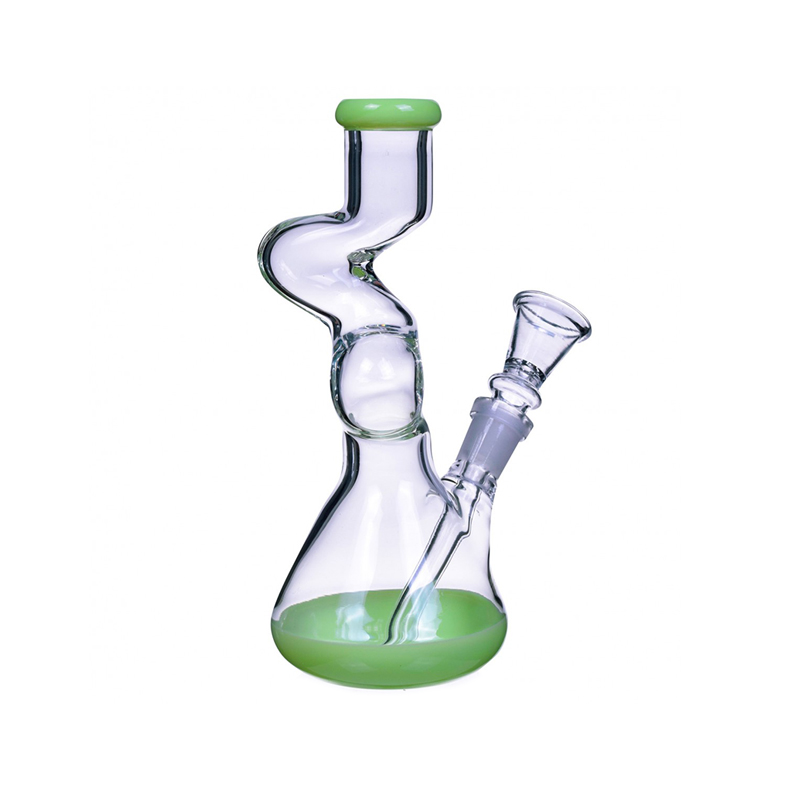 The Goliath Curved Neck Double Zong Bong 8 Inches 1