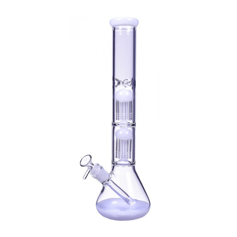 Double Tree Perc 16 Arm Bong With Down Stem And Matching Bowl 17 Inches 1